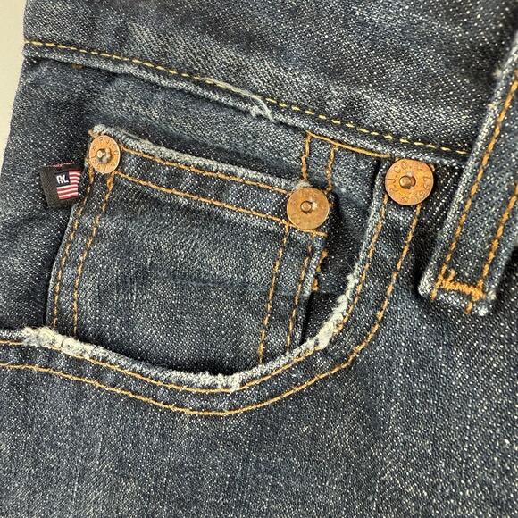 Vintage Polo Ralph Lauren Jeans Company Modern Bootcut Jeans Size 14 Dark Wash - Picture 5 of 13